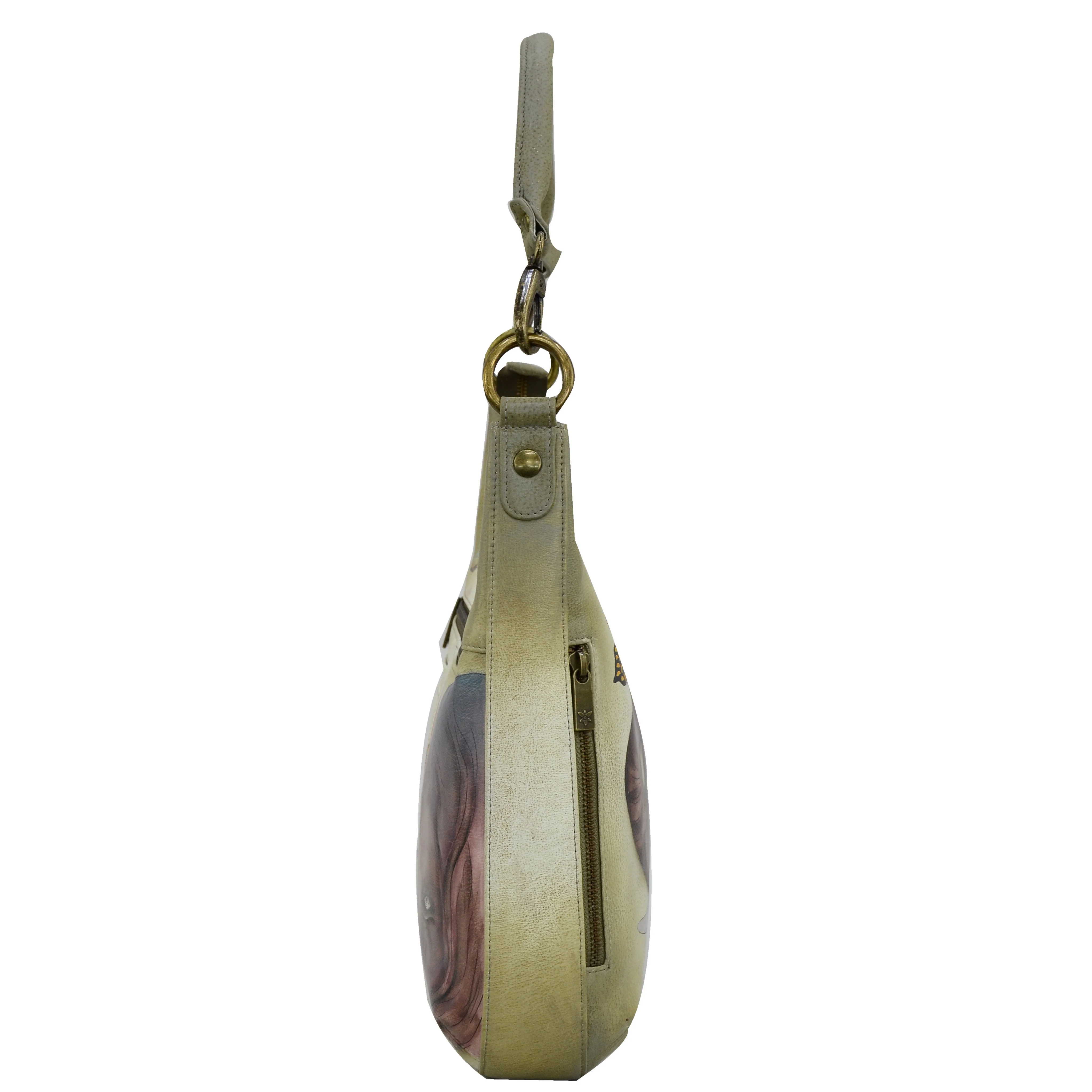 Convertible Slim Hobo With Crossbody Strap - 662 - Image 3