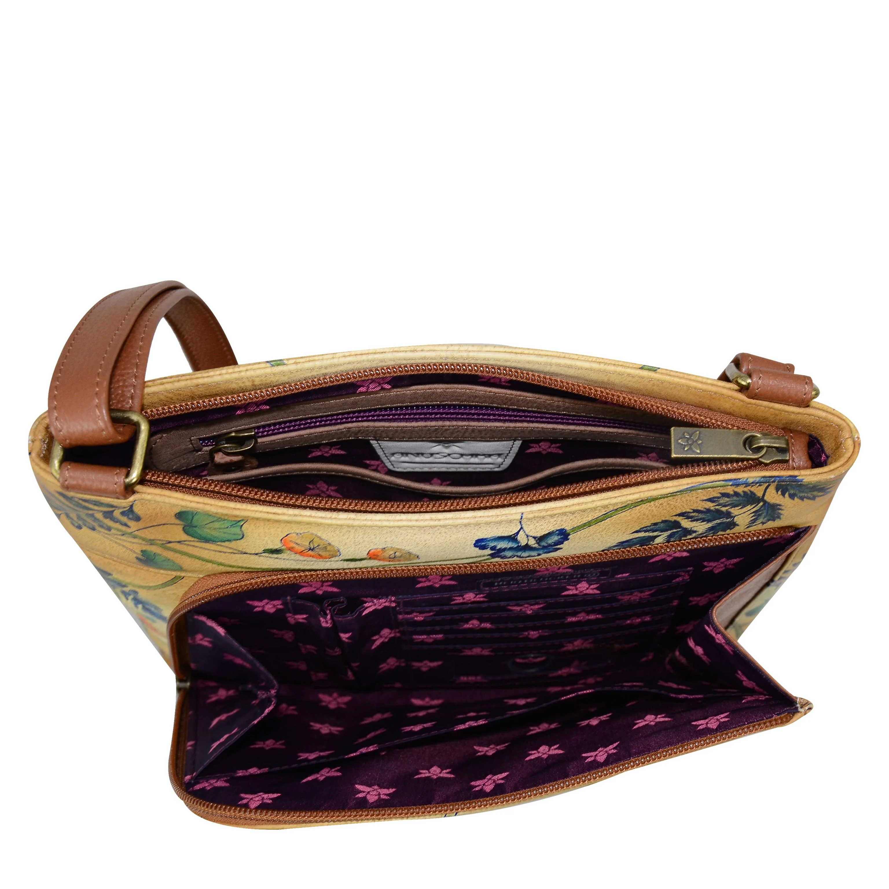 Crossbody With Front Zip Organizer - 651 - Image 4