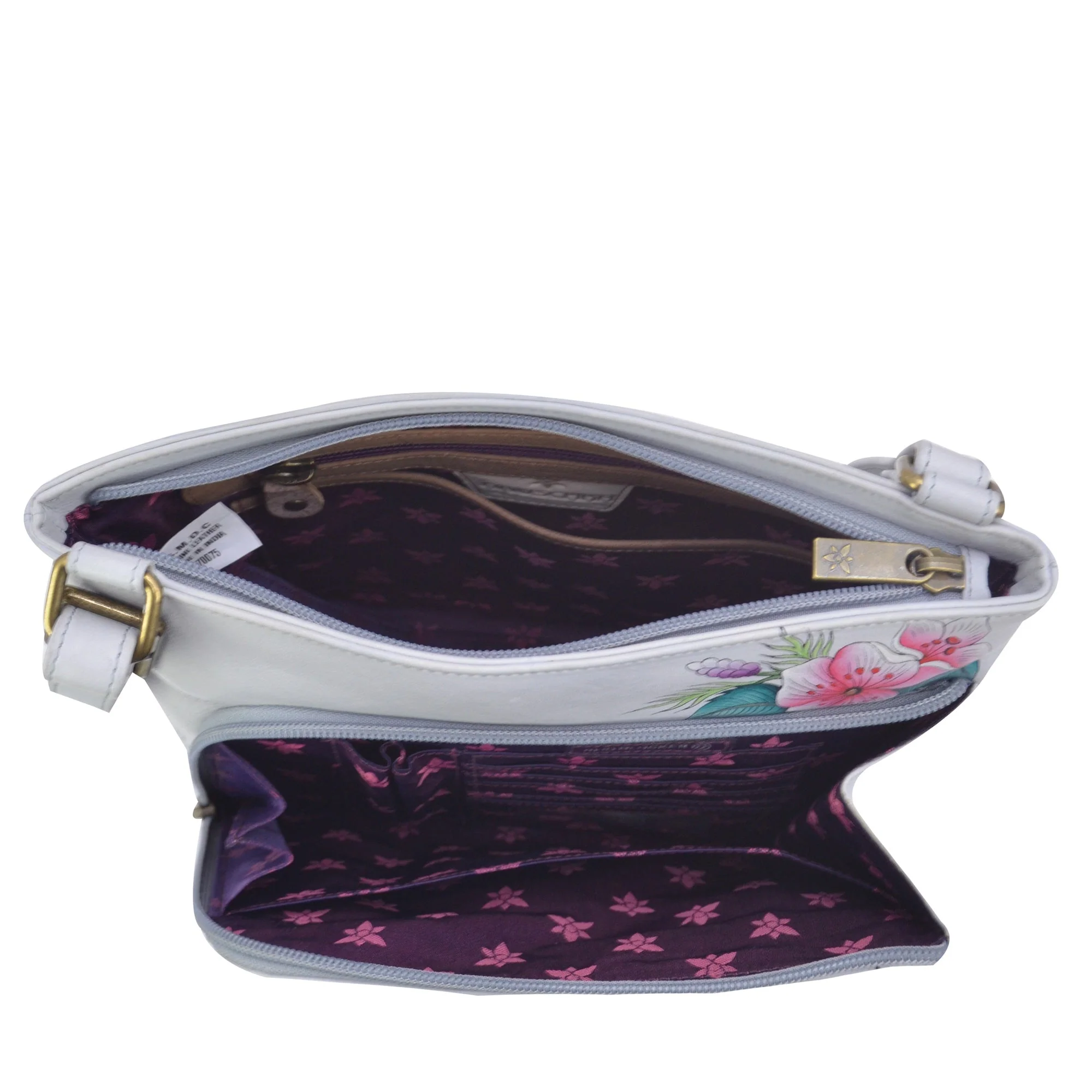 Crossbody With Front Zip Organizer - 651 - Image 4