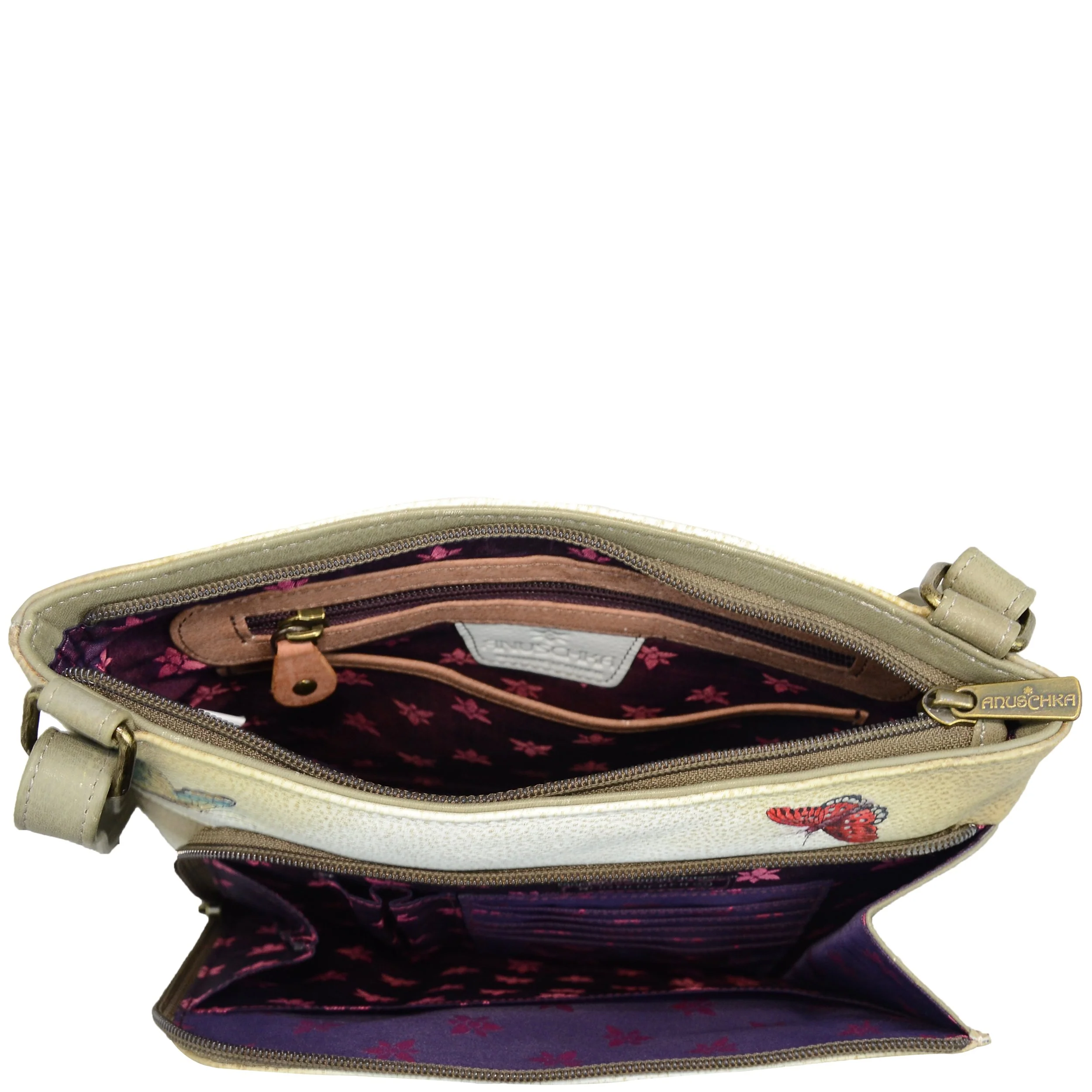 Crossbody With Front Zip Organizer - 651 - Image 4