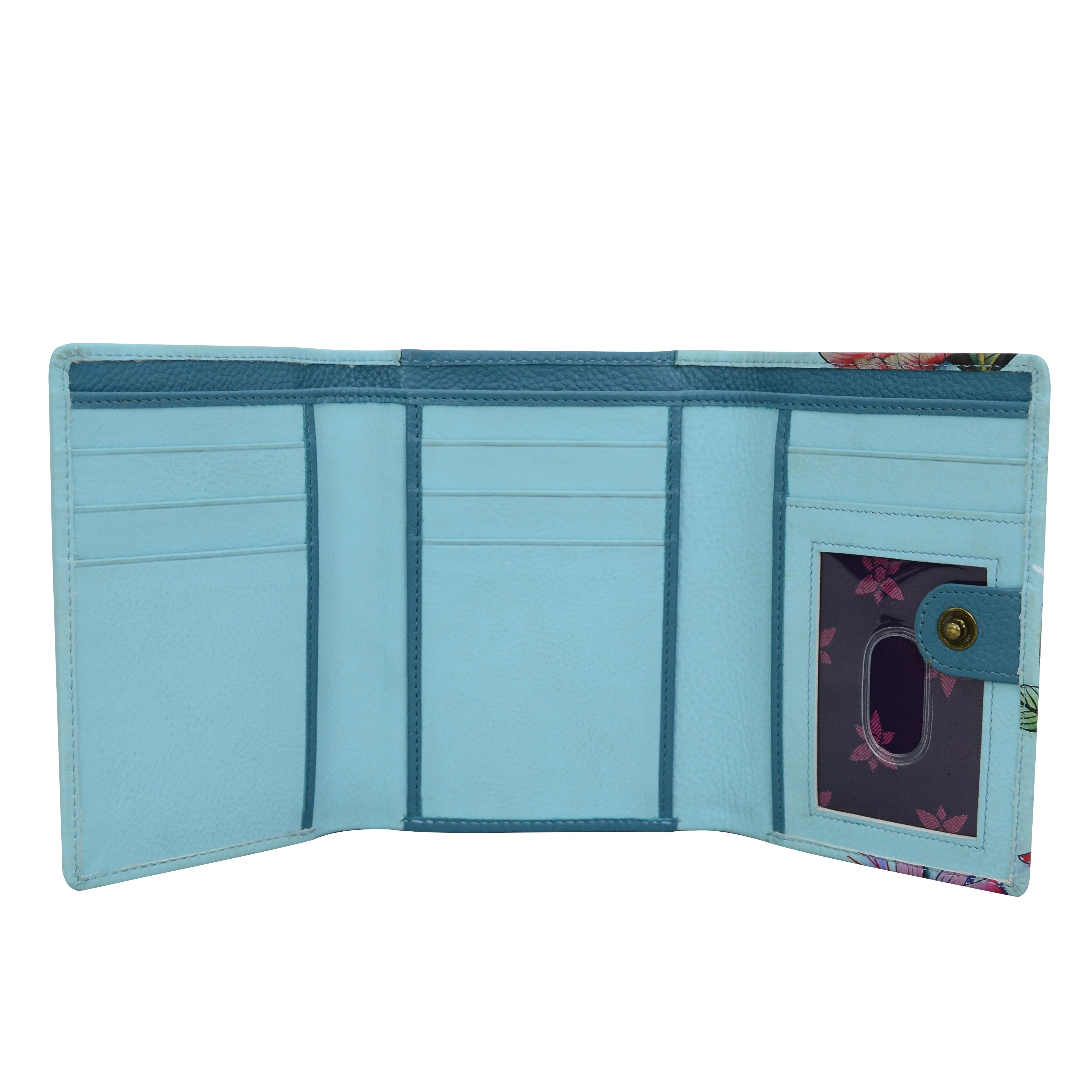 RFID Blocking Small Flap French Wallet - 1138 - Image 3