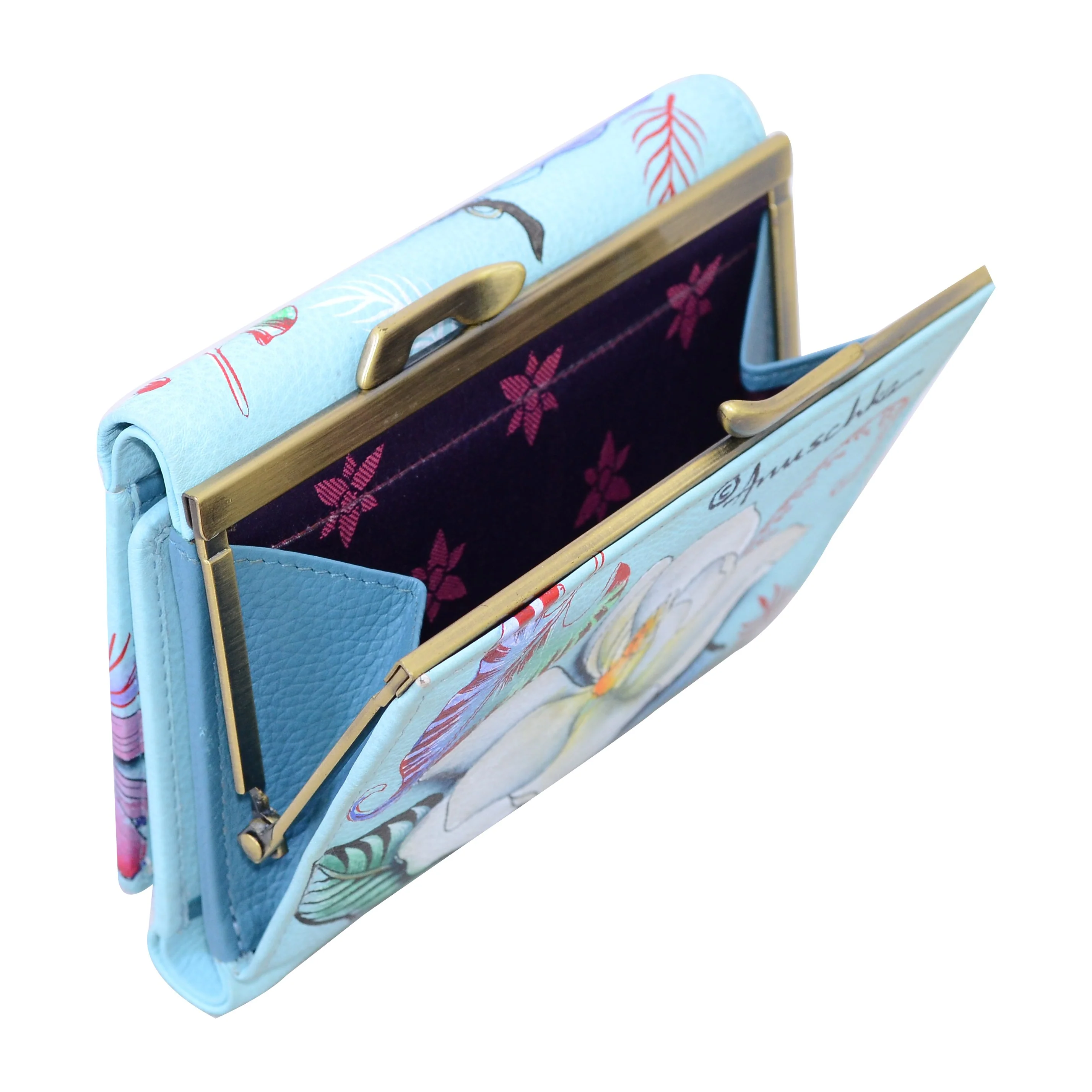 RFID Blocking Small Flap French Wallet - 1138 - Image 4