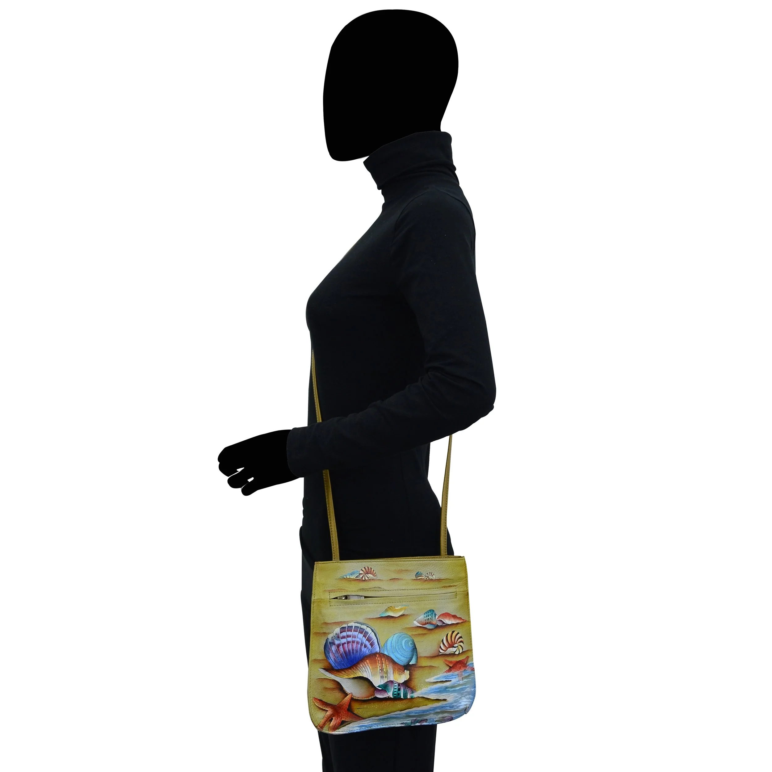 Slim Crossbody With Front Zip - 452 - Image 7