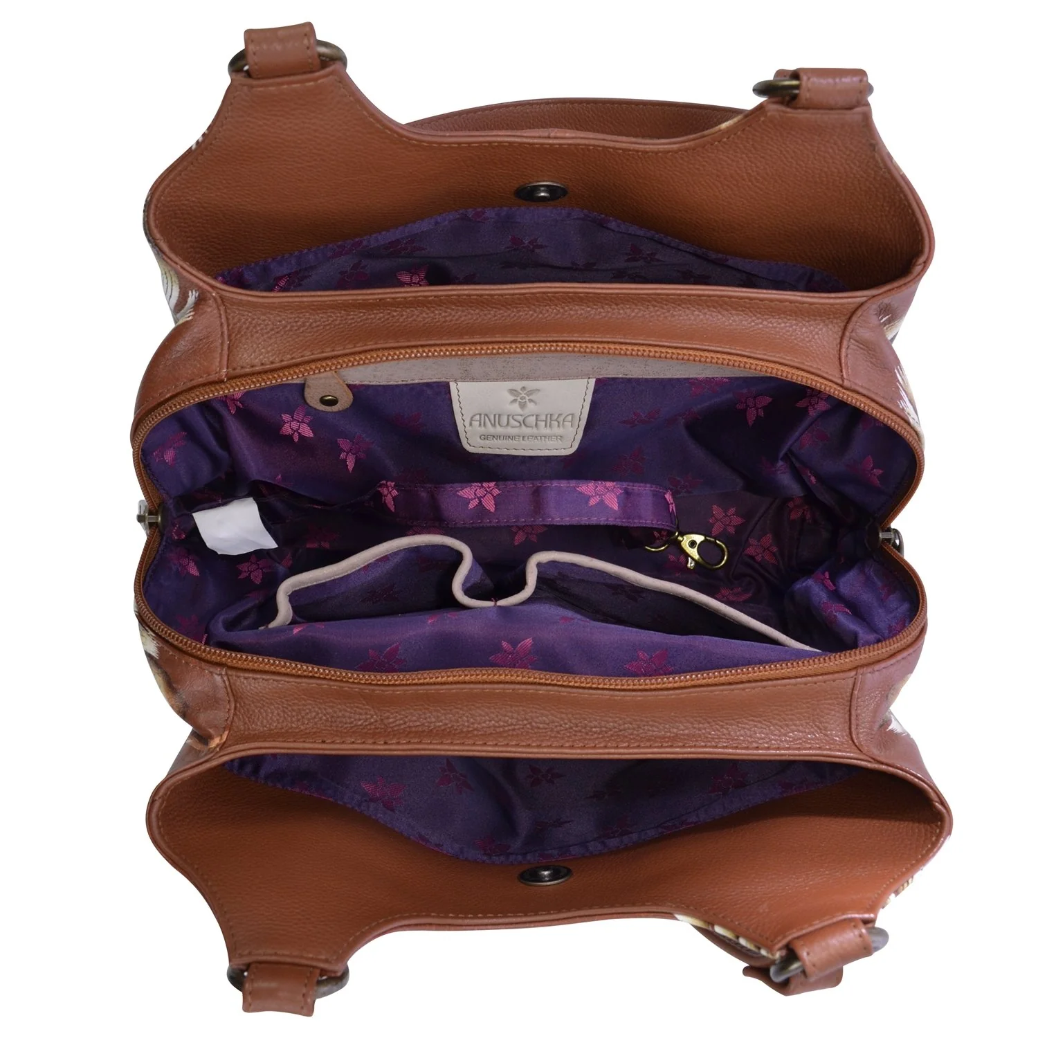 Triple Compartment Satchel - 469 - Image 3