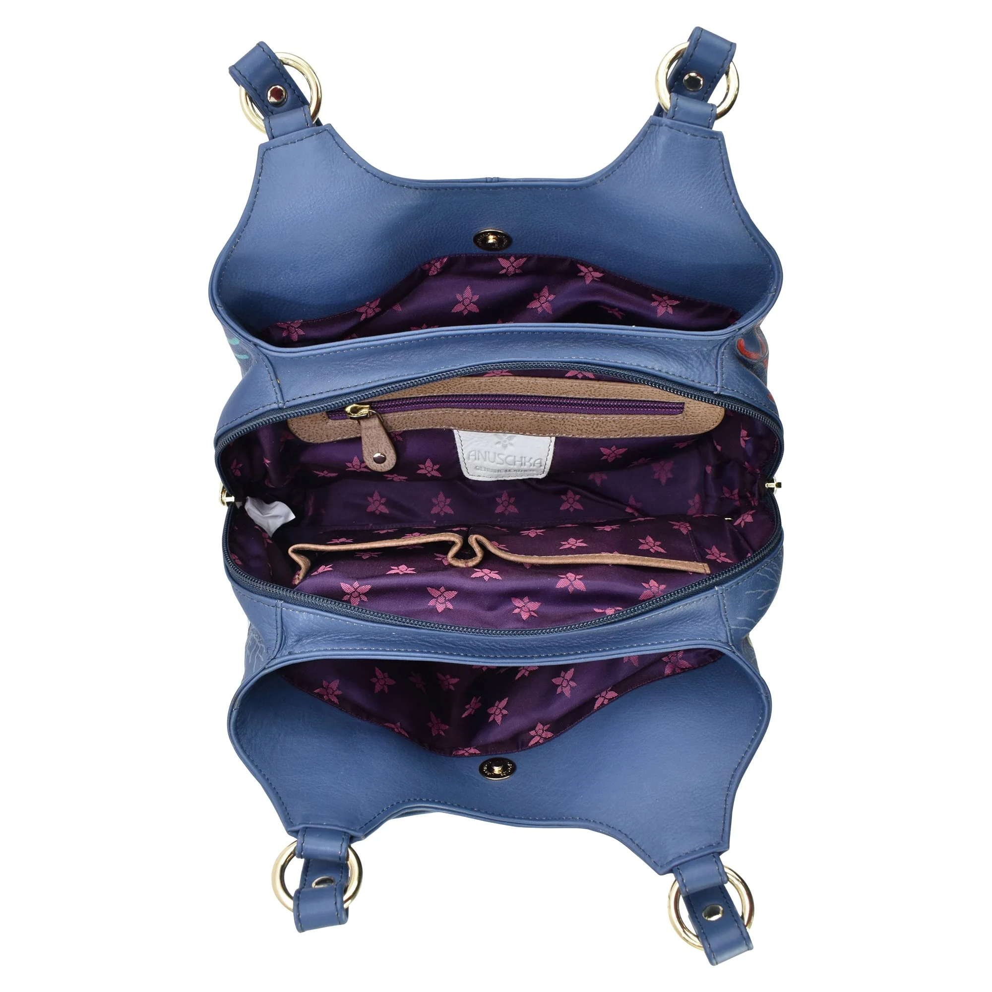 Triple Compartment Satchel - 469 - Image 4