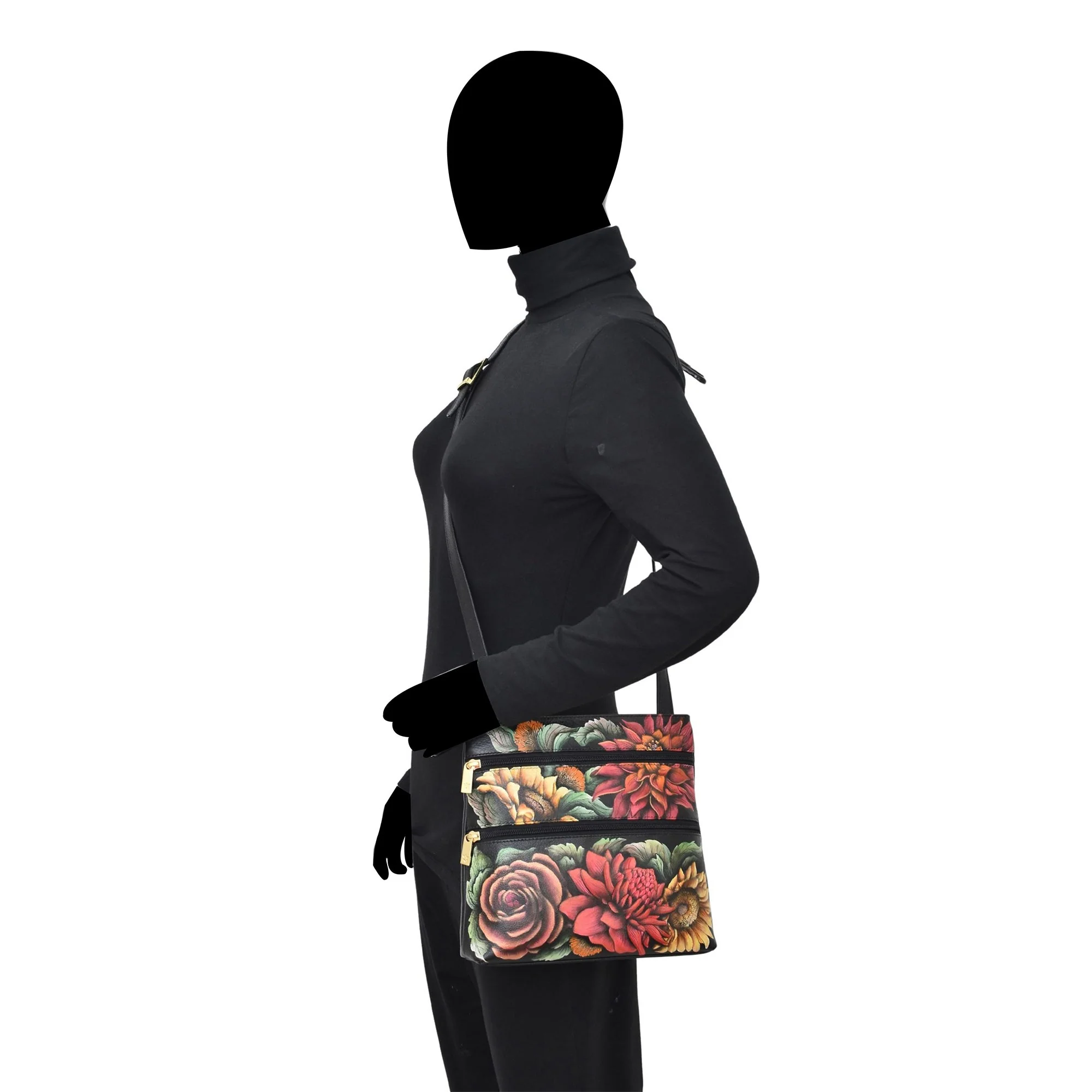 Medium Crossbody With Double Zip Pockets - 447 - Image 6